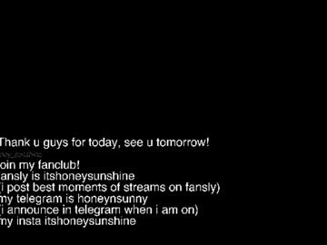 Fansly.com/itshoneysunshine i post the hottest moments of my streams, 5$ sub